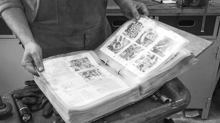 Reparaturanleitung in der Werkstatt