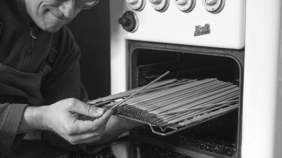 Schweisselektrode im Backofen wieder fitmachen