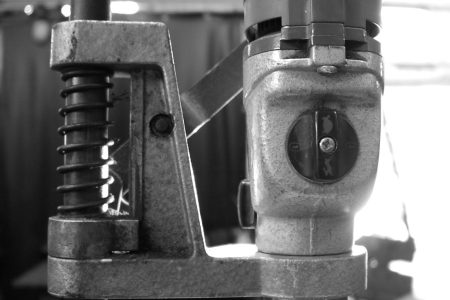 Bohrständer für eine Bohrmaschine Detail