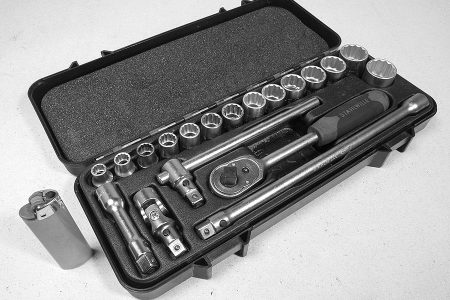 3/8´´-Zoll Satz von Stahlwille in einem Kasten