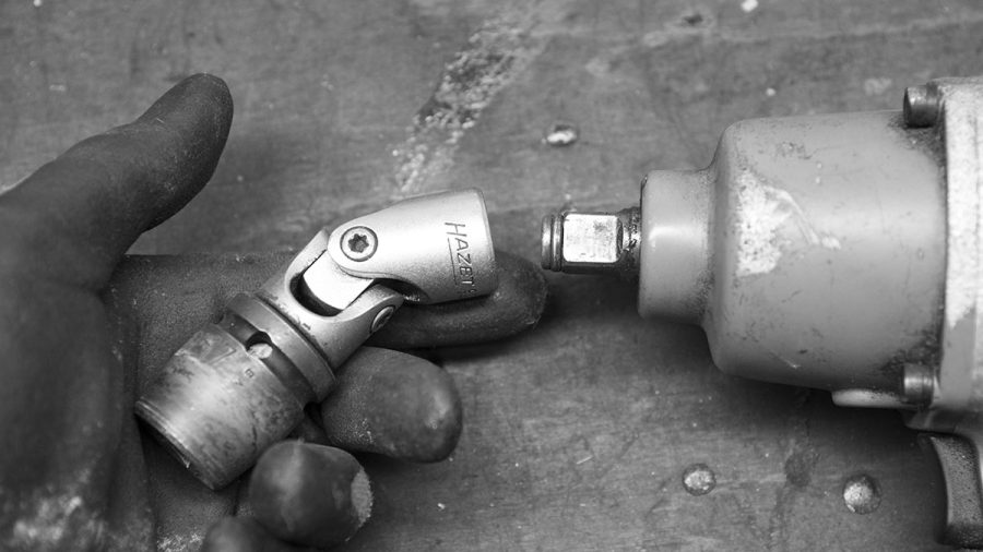 Nuss mit Hydraulischlauch verlängerung