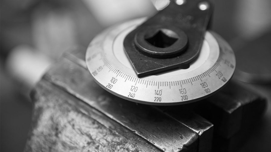 Gradscheibe für das drehwinkelgesteuerte Anziehen von Schrauben und Muttern