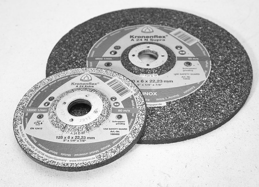 Schruppscheiben in unterschiedlichen Größen