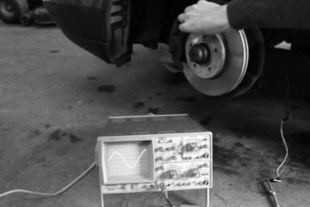 ABS-Sensor mit Oszilloskop testen