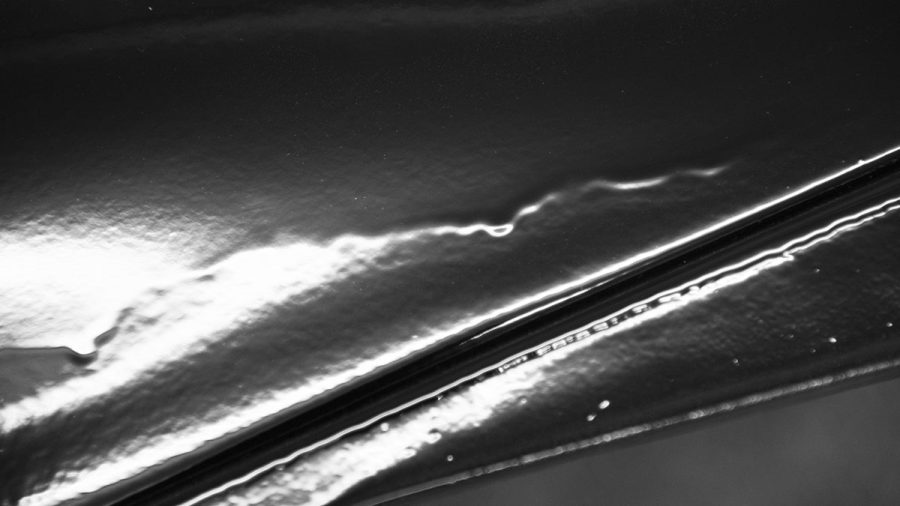 Läufer im Klarlack entfernen