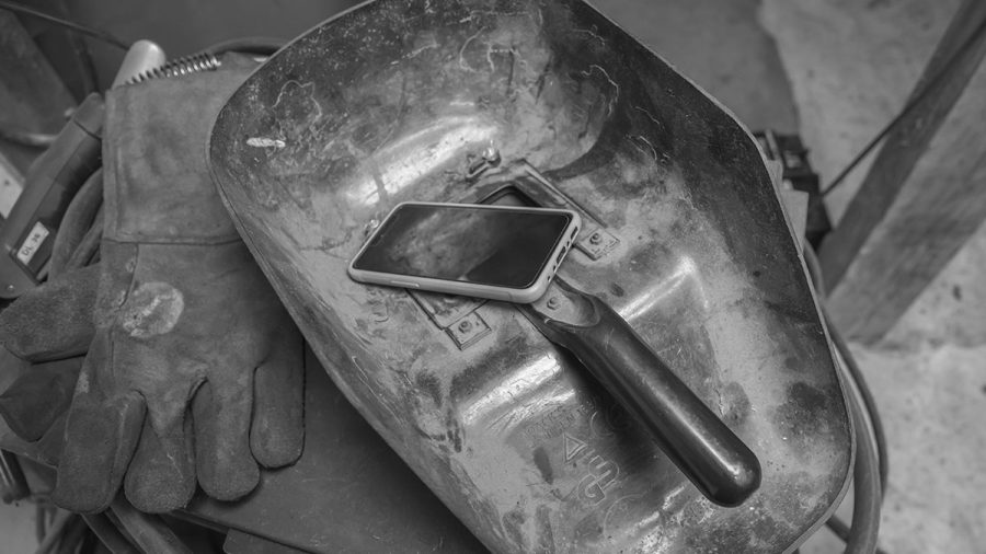 Handy als Schweissspiegel benutzen