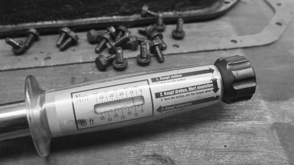 Drehmomentschlüssel mit Einstellbereich von 5 - 50 Newtonmeter Nm