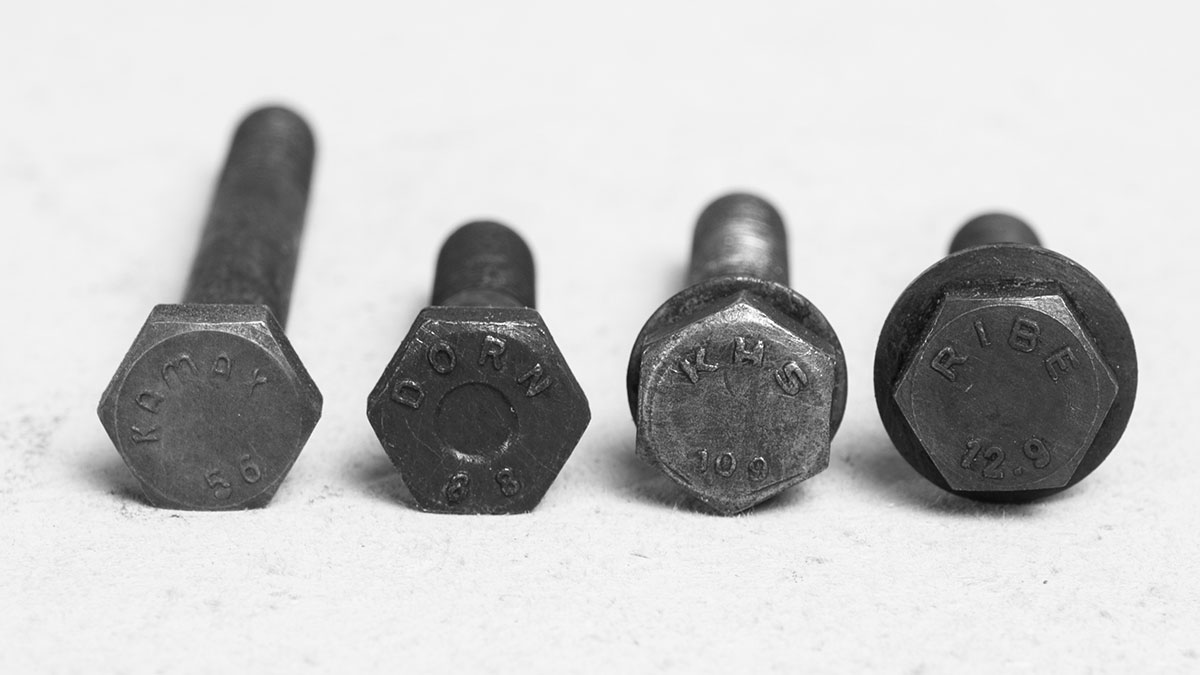 Unterschiedliche Schraubenköpfe für unterschiedliches Drehmoment