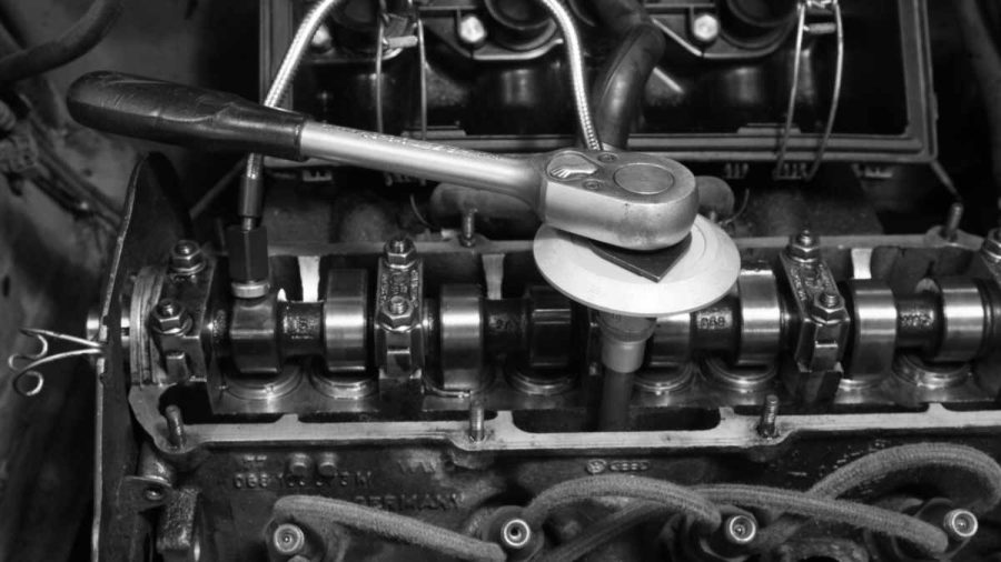 Knarre mit Drehwinkelscheibe