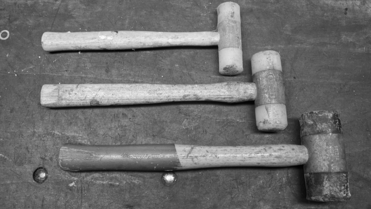 Einfache Schonhämmer aus Kunststoff