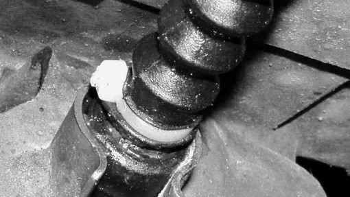 Gummimanschtte mit einem Kabelbinder reparieren